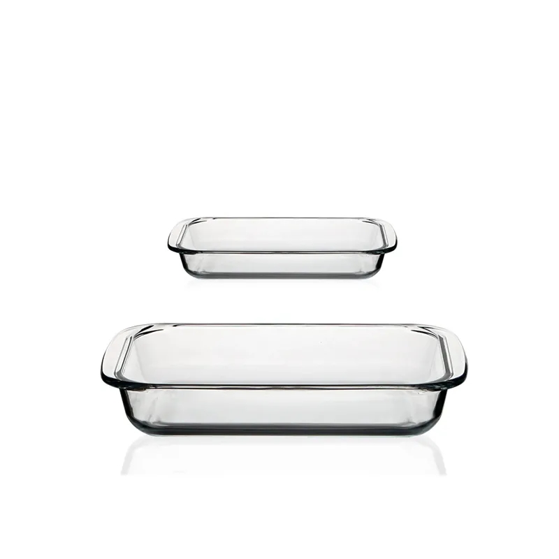 Meal Prep Glass Containers Oven Safe - Glass Baking Pan Rectangular Heat-resistant Baking