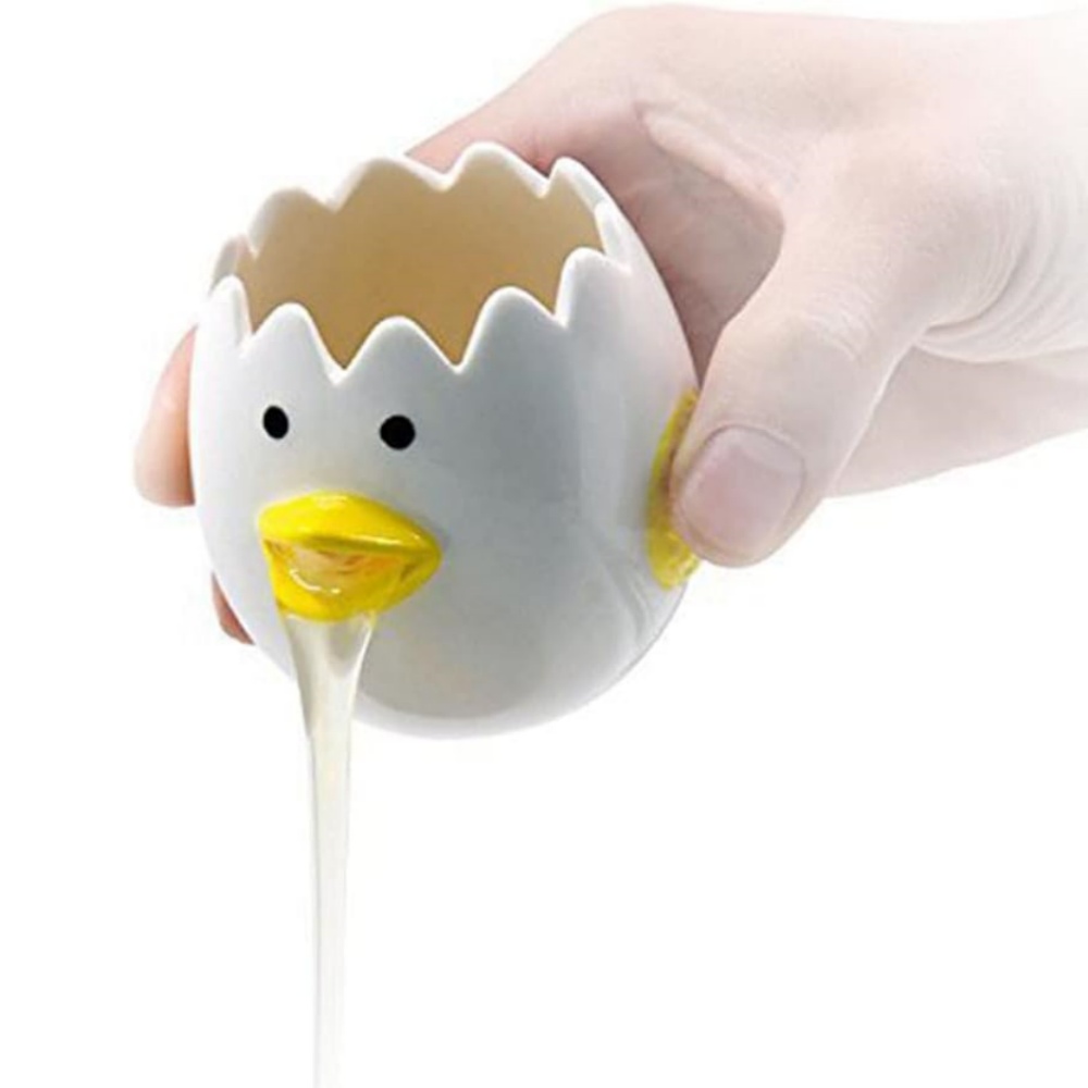 Meal Prep Eggs - Cute Egg Separator, Ceramics Vomiting Chicken