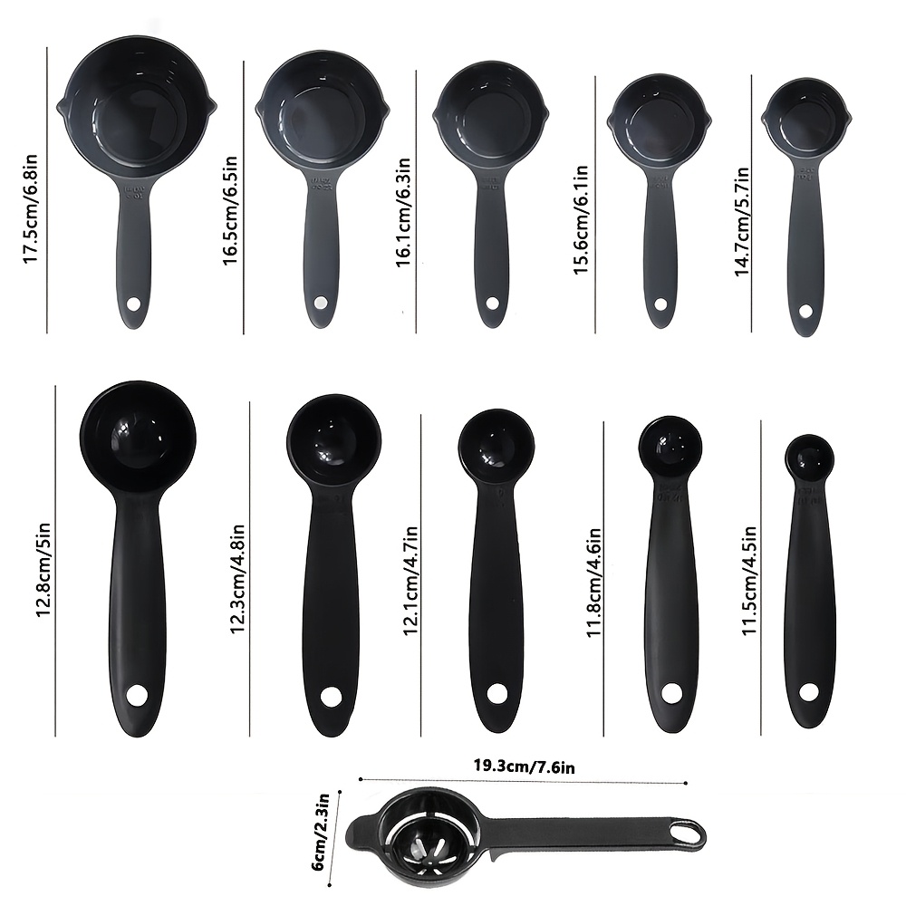 11pcs Plastic Measuring Cups&E - Meal Prep Eggs recension och pris