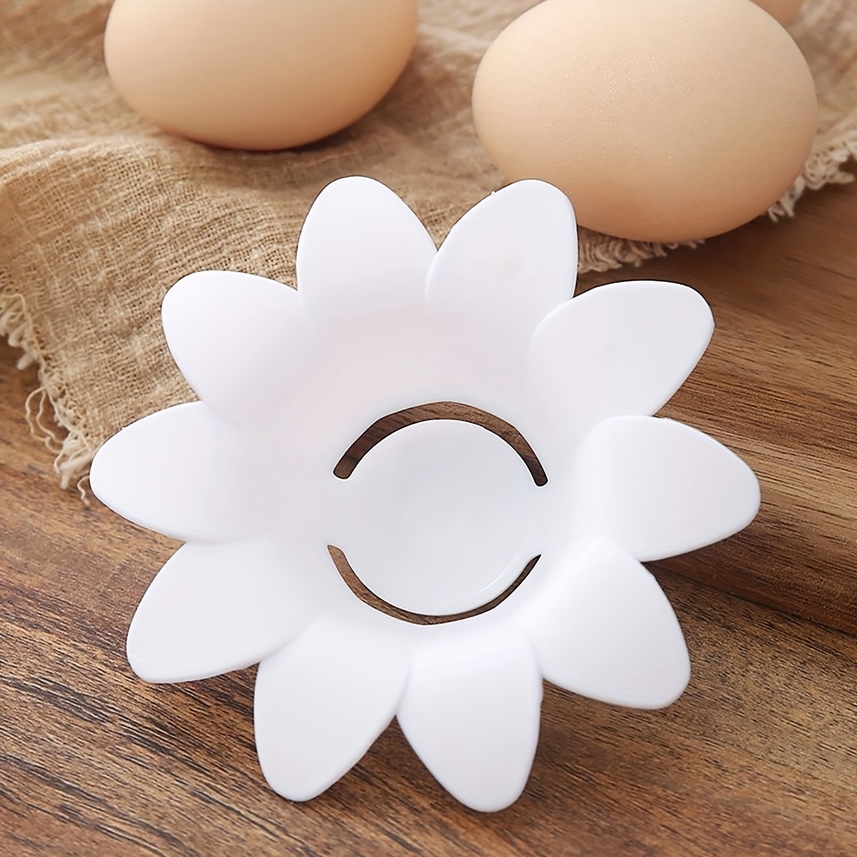 1pc/ Cute Flower Design Egg Wh - Meal Prep Eggs recension och pris