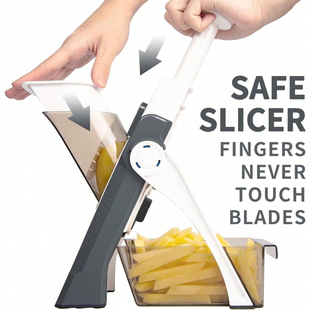 Safe Mandoline Slicer 5 in 1 V - Meal Prep Potatoes recension och pris