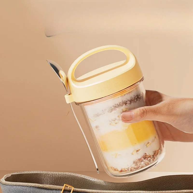 420ML New Breakfast Cups Oatme - Meal Prep Glass Containers Oven Safe recension och pris