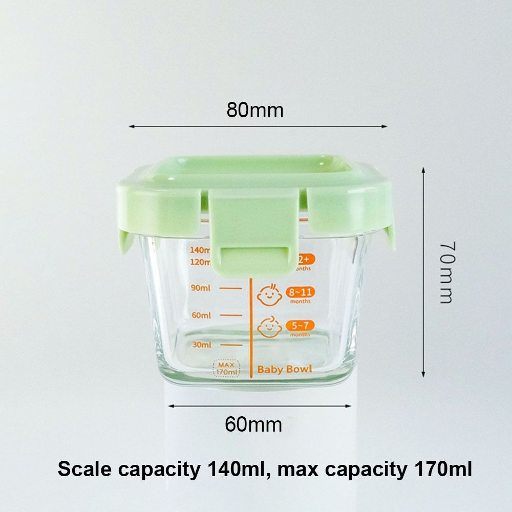 New 170ml Food Storage Box Fro - Meal Prep Glass Containers Oven Safe recension och pris